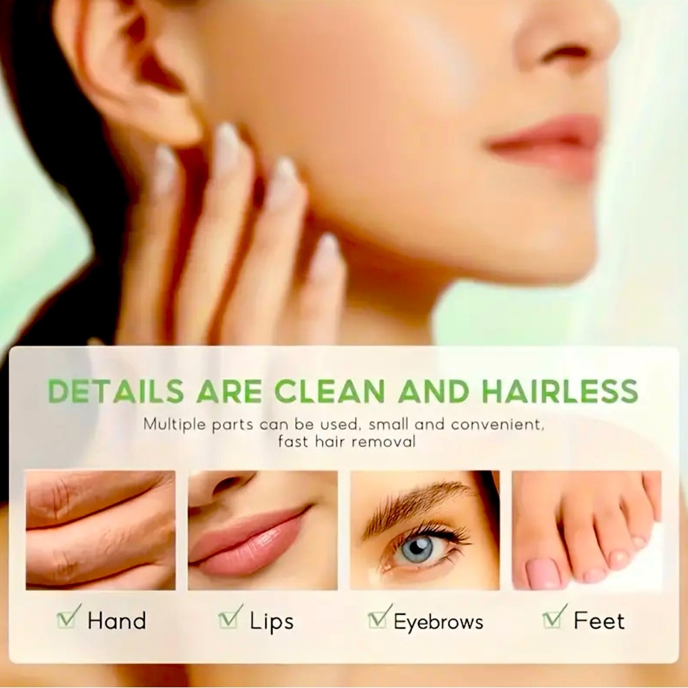 New - Gentle Facial Wax Strips 10Pcs Kit - Easy to Use